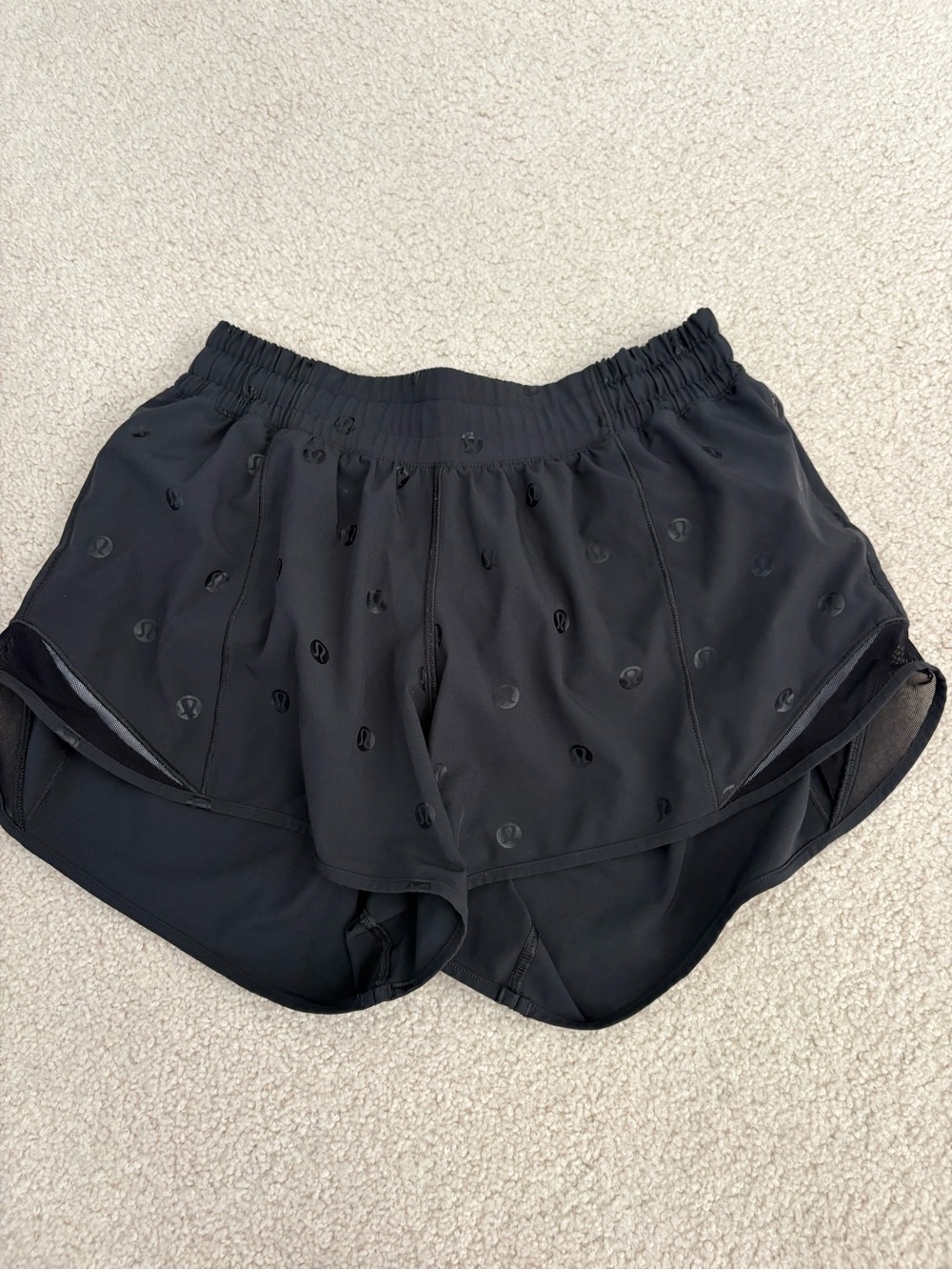 lululemon hottie hot shorts limited edition poko logo shorts 4inch shorts